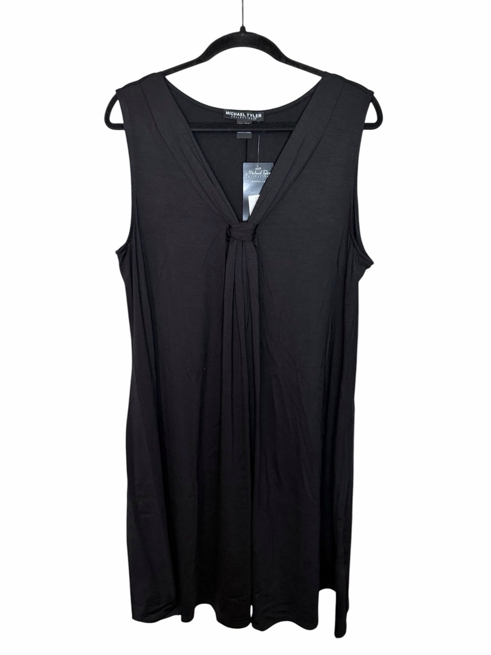 NWT Michael Tyler Sleeveless Dress with Knot - Size XL